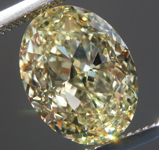 SOLD....4.02ct Light Yellow VVS1 Oval Shape Diamond R9047
