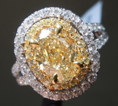 SOLD.....1.55ct Y-Z VS1 Oval Shape Diamond Ring R9081