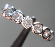 SOLD...0.67ctw Pinkish Gray Cushion Cut Diamond Ring R9189