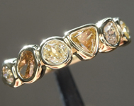 SOLD...0.87ctw Fancy Color Diamond Ring R9029