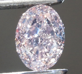 SOLD... 0.40ct Orangy Pink SI1 Oval Shape Diamond R9312
