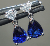 SOLD...2.36ctw Blue Pear Shape Sapphire Earrings R9344