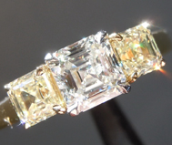 0.72ct G SI2 Asscher Cut Diamond Ring R9530