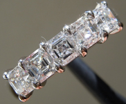 SOLD...1.42ctw F VS Asscher Cut Lab Grown Diamond Ring R9446