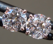 SOLD...1.06ctw E-F I1 Round Brilliant Lab Grown Diamond Earrings R9621