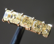 SOLD....1.98ctw Yellow VS Asscher Cut Diamond Ring R9636