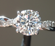 SOLD...1.06ct D VVS2 Round Brilliant Lab Grown Diamond Ring R9678