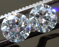 SOLD....3.01ctw F SI1 Round Brilliant Lab Grown Diamond Earrings R9794