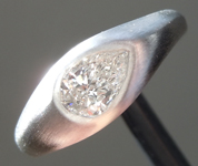 SOLD....0.53ct  F SI1 Pear Shape Diamond Ring R9853