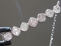 1.10ctw Gray Pink Cushion Cut Diamond Pendant R8977