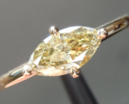 SOLD...0.73ct Yellow Marquise Diamond Ring R9896