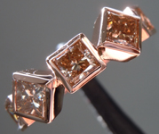 SOLD...1.70ctw Brown Princess Cut Diamond Ring R9960