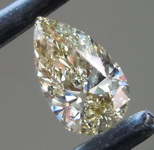 SOLD....1.00ct Yellow VVS2 Pear Shape Diamond R10059
