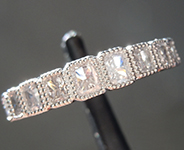 0.88ctw Pink and Gray Radiant Cut Diamond Ring R10155