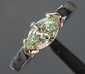 SOLD...0.67ct Green VVS2 Marquise Lab Grown Diamond Ring R10252