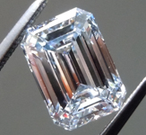 SOLD...2.12ct G (Blue) VS2 Emerald Cut Lab Grown Diamond R10391