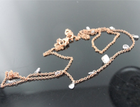 SOLD...0.75ctw Pink Diamond Necklace R10363