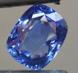 4.18ct Blue Cushion Cut Sapphire R10539