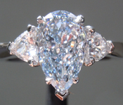 SOLD..1.51ct H (Blue) VS2 Pear Shape Lab Grown Diamond Ring R10572