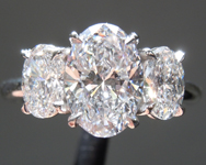 1.28ct E IF Oval Shape Lab Grown Diamond Ring R10601