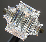 SOLD...4.15ct E VS1 Emerald Cut Lab Grown Diamond Ring R10532
