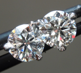 SOLD... 1.18ctw E Round Brilliant Lab Grown Diamond Earrings R10611