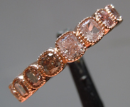 1.19ctw Pinkish Cushion Cut Diamond Ring R10608