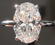 SOLD...2.49ct E VVS2 Oval Shape Lab Grown Diamond Ring R10759