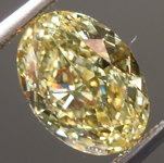 SOLD...2.03ct Yellow VS1 Oval Shape Lab Grown Diamond R10788