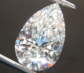 SOLD....5.09ct E VS1 Pear Shape Lab Grown Diamond R10864