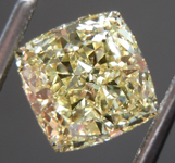 SOLD....3.53ct Yellow VS1 Cushion Cut Lab Grown Diamond R10869
