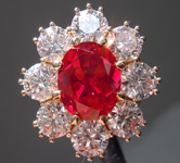 SOLD...3.50ct Oval Lab Grown Ruby Ring R10909
