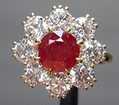 SOLD,,,,1.84ct Round Ruby Ring R10985