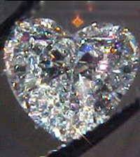 SOLD....GIA .90ct H/SI1 Heart Shape Diamond R1663 