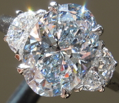 SOLD... 3.02ct H (Blue) VVS1 Oval Shape Lab Grown Diamond Ring R10578