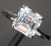 SOLD...1.91ct G (Blue) VVS2 Asscher Cut Lab Grown Diamond Ring R10651