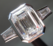 2.59ct F VVS2 Emerald Cut Lab Grown Diamond Ring R10795