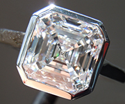 2.56ct E VS1 Asscher Cut Lab Grown Diamond Ring R10978