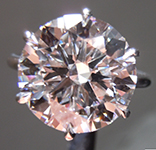 6.01ct E VS1 Round Brilliant Lab Grown Diamond Ring R10991