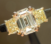 SOLD...1.10ct K SI2 Emerald Cut Diamond Ring R3513