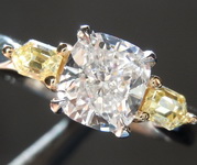 1.02ct D VS1 Cushion Cut Diamond Ring R5784