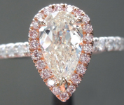 SOLD.....0.80ct K SI2 Pear Shape Diamond Ring R7324