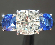 SOLD....1.39ct K SI1 Cushion Cut Diamond Ring R7467