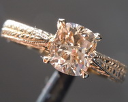 1.02ct Brown SI2 Cushion Cut Diamond Ring R7493
