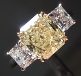 SOLD....2.02ct W-X VS1 Radiant Cut Diamond Ring R7907