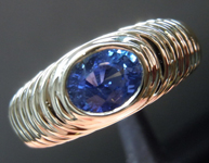 SOLD...1.02ct Blue Oval Shape Sapphire Ring R8597