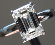 SOLD....1.52ct I VS1 Emerald Cut Lab Grown Diamond Ring R9452