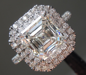 2.50ct J VS2 Asscher Cut Lab Grown Diamond Ring R9493